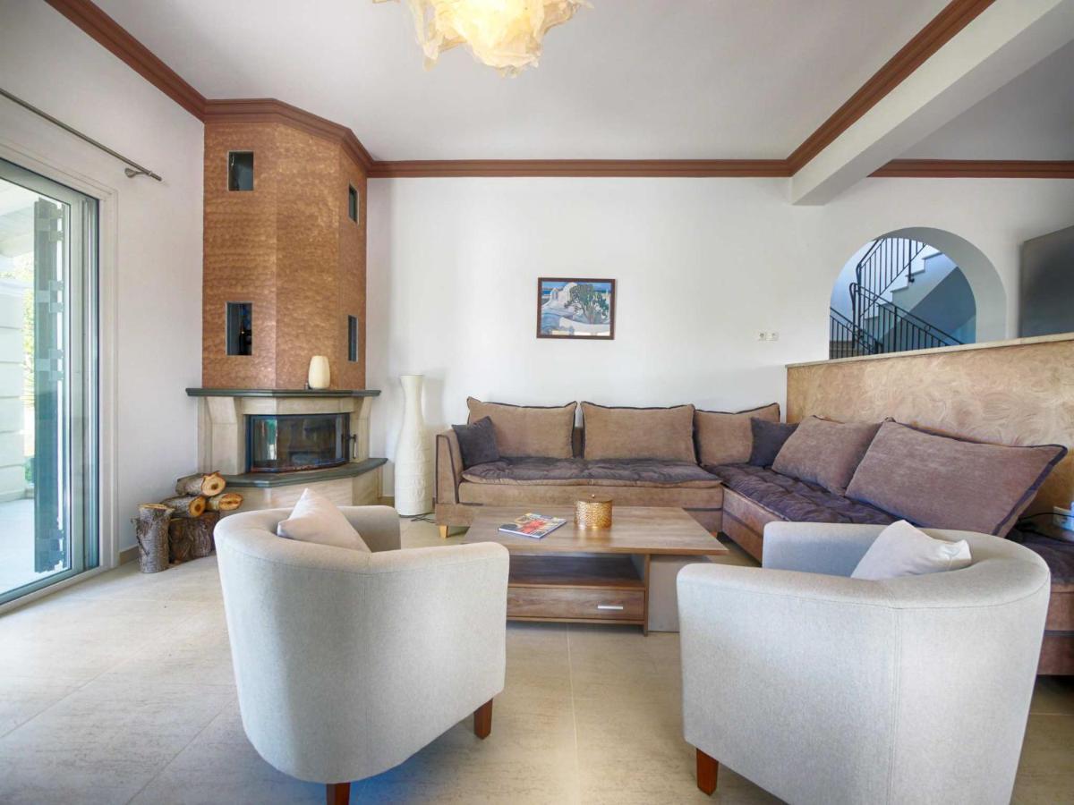 Villa Afionas - 3 Minutes From The Beach With Heated Eco-Pool And Sunset View Extérieur photo