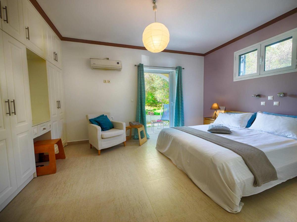 Villa Afionas - 3 Minutes From The Beach With Heated Eco-Pool And Sunset View Extérieur photo